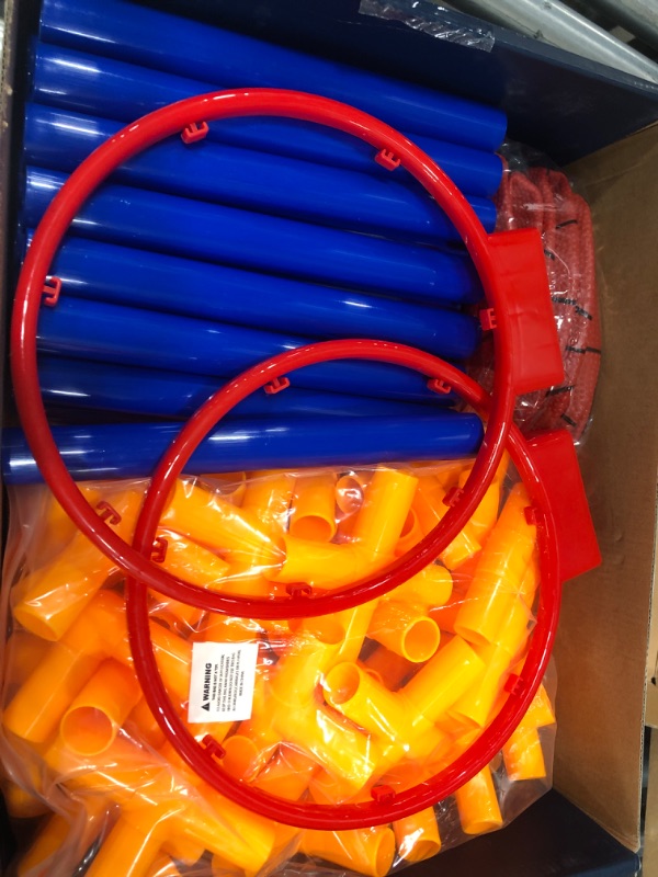 Photo 1 of Basketball Hoop Arcade Game, SEGMART Kids Basketball Hoop with 6 Balls, Indoor Basketball Arcade Game with Air Pump, Two Players Basketball Game, Adjustable Basketball Hoop for Kids Boys Girls (140cmx90cmx90cm)