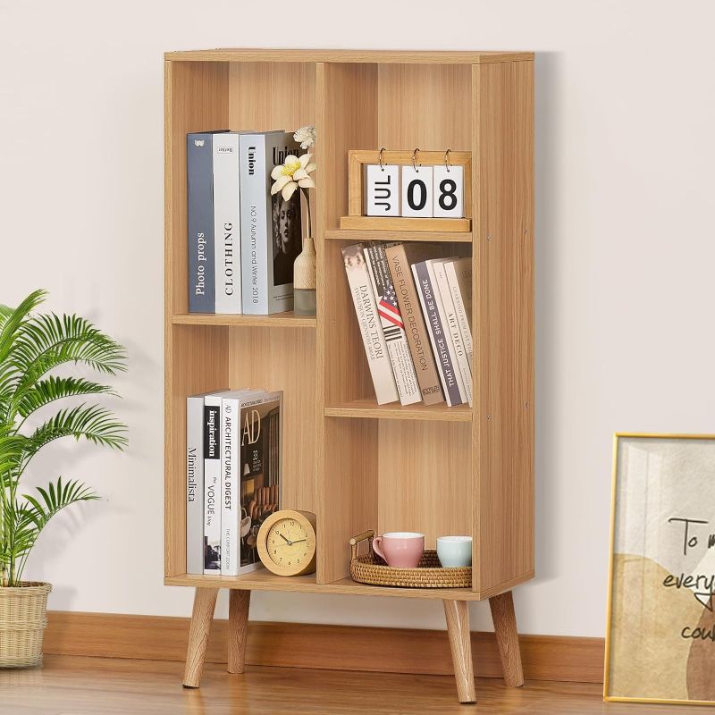 Photo 1 of 
Photo for Reference Only**LEYAOYAO Wooden 7Cube Bookshelf, Natural 3 Tier Book Shelf with Legs, Modern Open Storage Organizer,Boho Bookcase,Display Cabinet Shelf Free Standing...
Size:7 Cube
Color:Natural