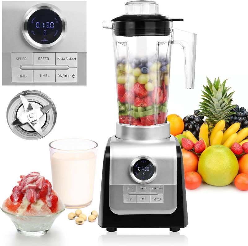 Photo 1 of 1300W Professional Countertop Blender - Powerful blenders for kitchen?2L smoothie blender for making large batches of smoothies purees and more
