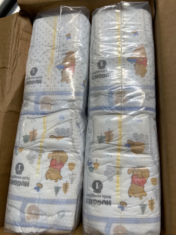 Photo 3 of Baby Diapers Size 1 (8-14 lbs), 84ct, Huggies Little Snugglers Newborn Diapers Size 1 (84 Count)