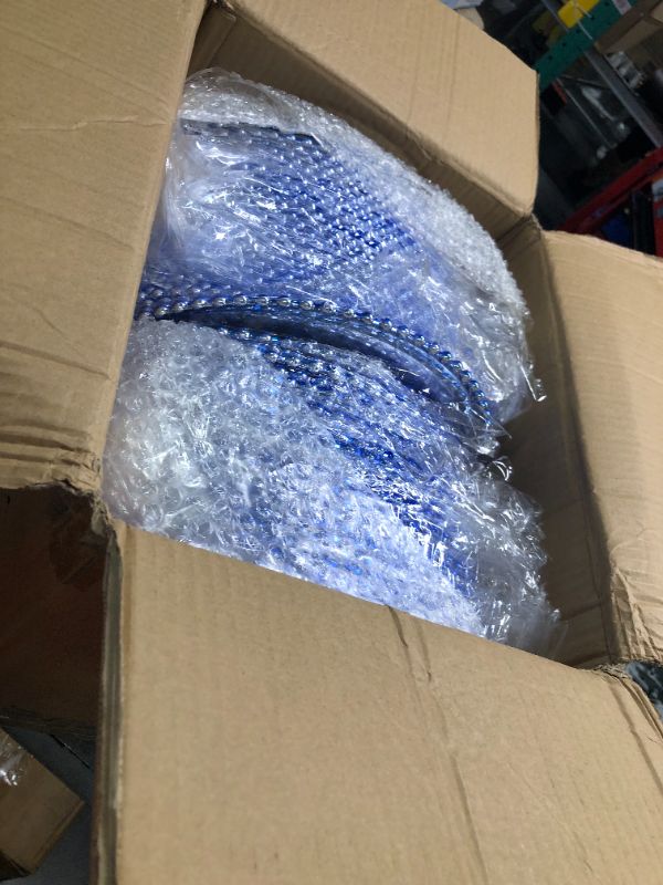 Photo 1 of 50pc blue clear plate set 