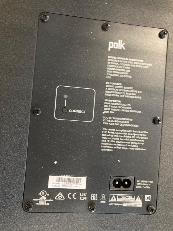 Photo 1 of Polk Audio Signa S4 Sound Bar with Wireless Subwoofer - Dolby Atmos 3D Audio, Exclusive VoiceAdjust & BassAdjust Technology, HDMI eARC, Works with 8K, 4K & HD TVs, Bluetooth, Wireless Streaming S4 Soundbar + Subwoofer w/ Dolby Atmos