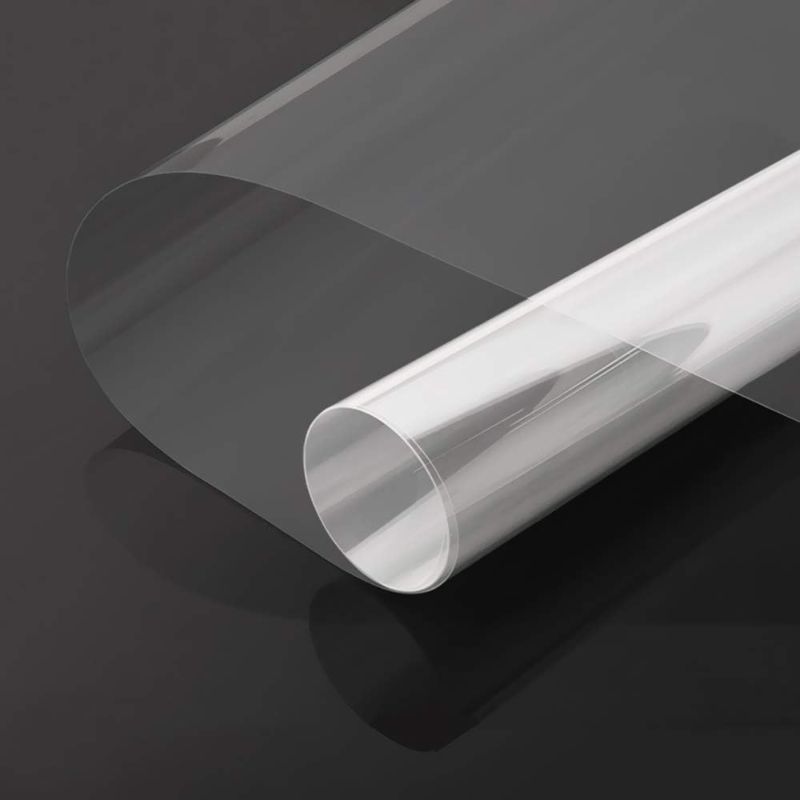 Photo 1 of 0.05mm Clear Window Security Film Adhesive Anti Shatter Heat Control Safety Window Glass Protection Sticker for Home and Office, 17.7inch x 8.2feet