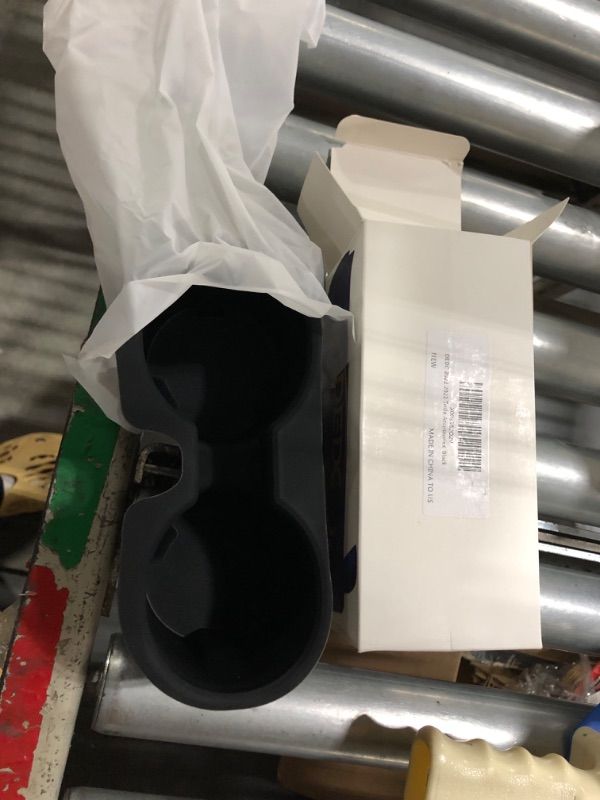 Photo 1 of ****USED*** DEDC Tesla Cup Holder, Model 3/Y Center Console Cup Insert, ONLY FIT New Console, 2024 2023 2022 2021 Tesla Accessories, Black Astral Black