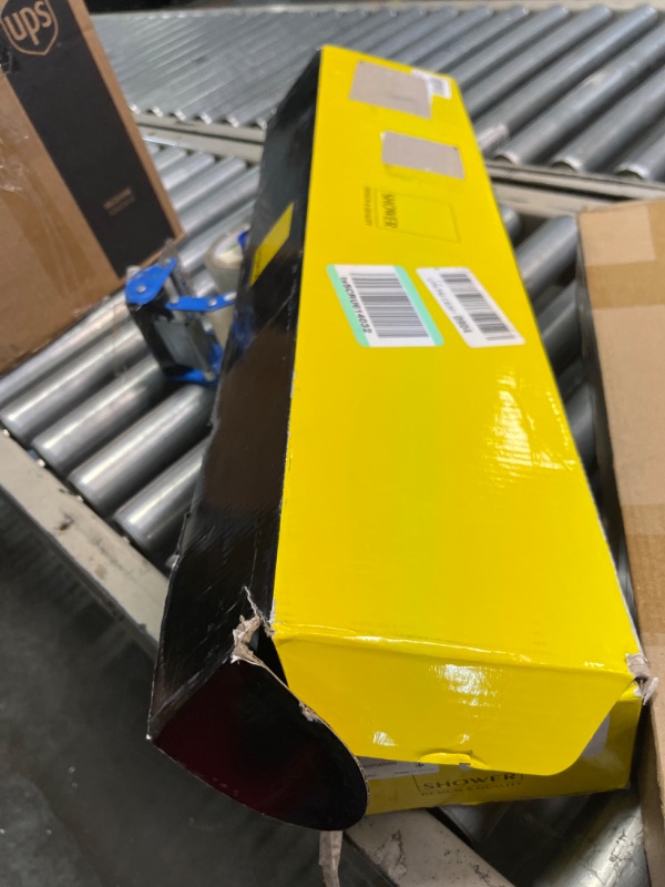 Photo 1 of UCLIMAA Rainfall Shower Head with Handheld Shower Spray, with 26" Drill Free Adjustable Height Slider Bar, High Pressure Dual Shower Head Combo, 3-Way Diverter for Easy Reach, 5Ft Hose - Chrome Finish