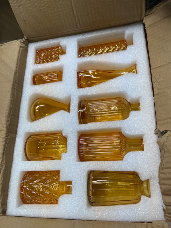 Photo 2 of Famyards Glass Bud Vase Set of 12