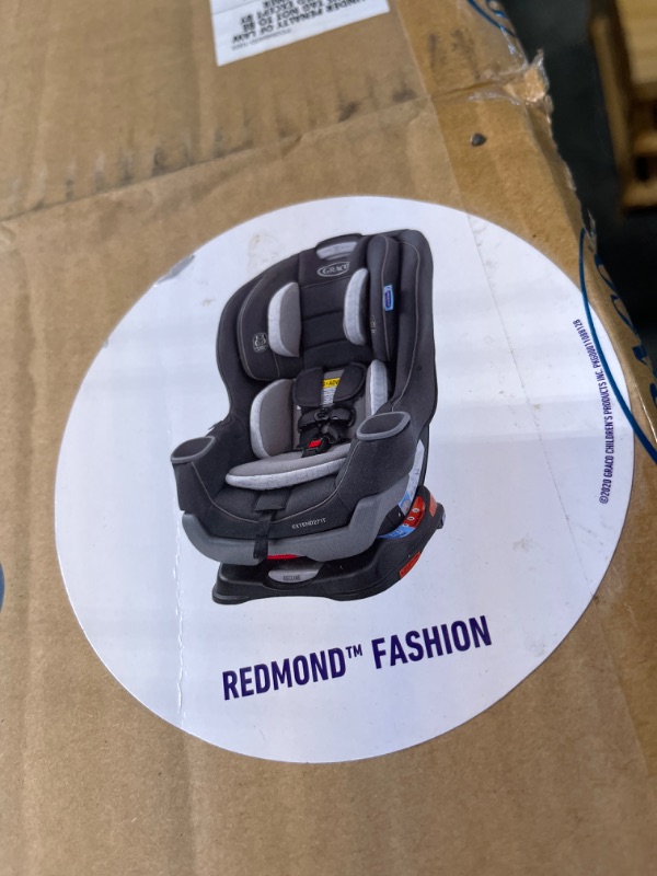 Photo 2 of Graco Extend2Fit Convertible Car Seat | Ride Rear Facing Longer with Extend2Fit, Redmond 2-in-1 Redmond