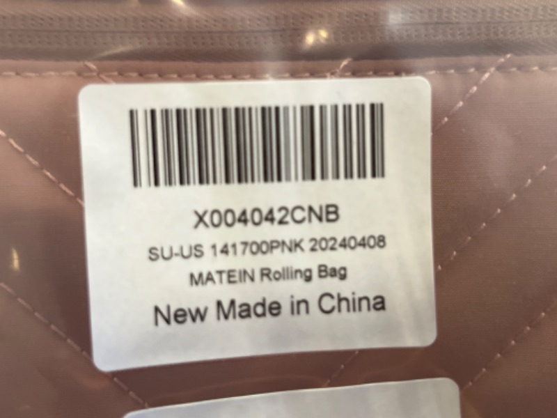 Photo 3 of  SU-US 141700PNK 20240408 MATEIN Rolling Bag