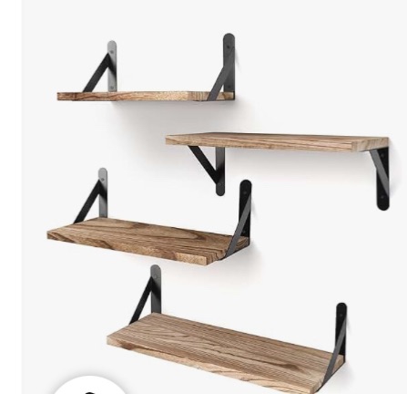 Photo 1 of 
YGEOMER Floating Shelves, Rustic 