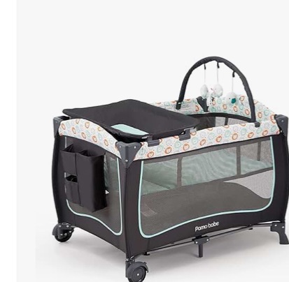 Photo 1 of Pamo Babe Portable Crib for Baby 