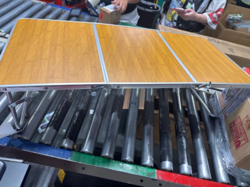 Photo 1 of ****USED***MISSING SCREWS*** Folding Camping Table,3 Feet Portable Outdoor Table with Aluminum Legs