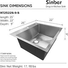 Photo 1 of  304 Stainless Steel Kitchen Sensing PO:231273 Carton Contents: 1 PCS Size:25"x22"x9" (180)