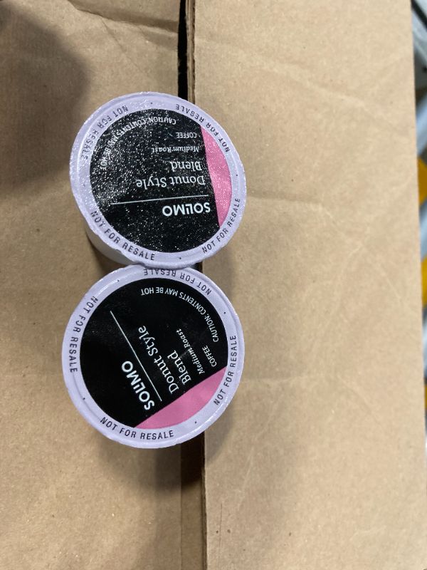 Photo 3 of ****USED*** Amazon Brand - Solimo Medium Roast Coffee Pods, Donut Style, Compatible with Keurig 2.0 K-Cup Brewers, 100 Count Donut Style 100 Count (Pack of 1)