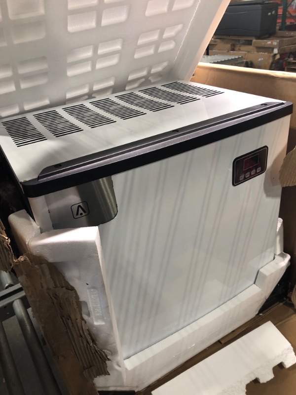 Photo 2 of ***partial set only ice maker no storage*** Commercial Ice Maker Machine, 350lbs/24H Stainless Steel Under Counter Ice Machine with 220lbs Ice Storage Capacity, Freestanding Ice Maker