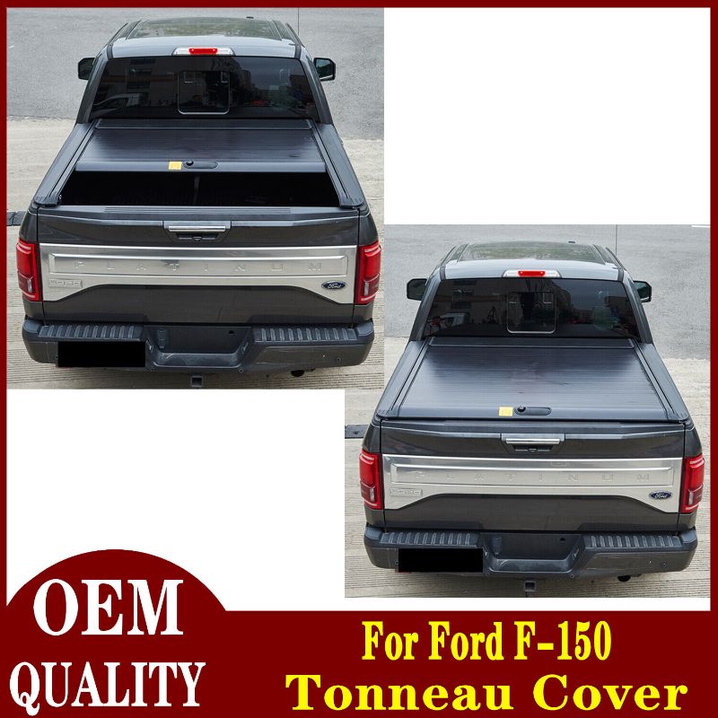 Photo 1 of ***stock photo is a similar item*** ***damage in last photo*** TEMSTONE 5.5 retractable Tonneau Cover for F150 2004-2023