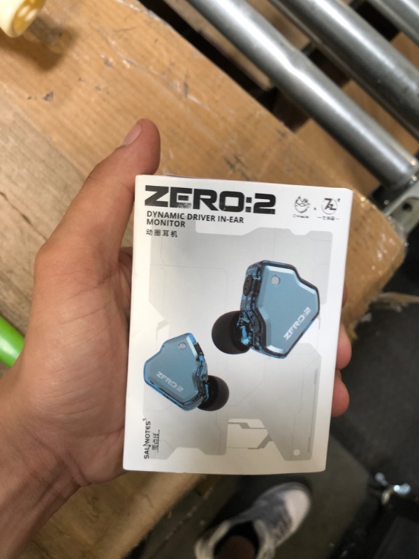 Photo 2 of Linsoul 7Hz x Crinacle Zero:2 in Ear Monitor, Updated 10mm Dynamic Driver IEM, Wired Earbuds Earphones, Gaming Earbuds, with OFC IEM Cable for Musician (Blue)