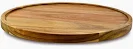 Photo 1 of 10" Acacia Wood Lazy Susan Organizer Kitchen Turntable for Cabinet Pantry Table Organization