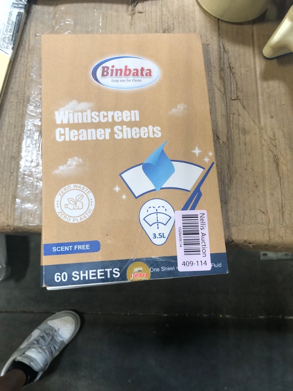 Photo 2 of Eco Windshield Washer Fluid, 60 Sheets Makes 60 Gallons, Effectively Remove Mud, Oil, Bird Droppings, Insect Carcasses, Tree Gum, etc. No Plastic Biodegradable Car Window & Glass Cleaner