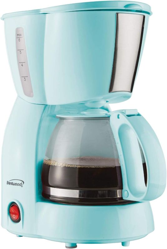 Photo 1 of Brentwood TS-213BL 4 Cup Coffee Maker, Blue