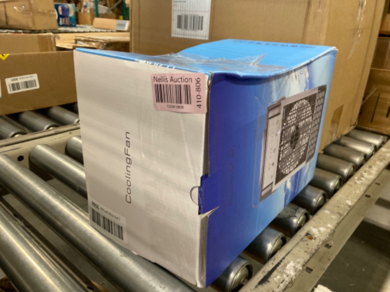 Photo 1 of Portable Air Conditioners, 1600ml Portable AC Unit with Remote Control, Powerful 3 Speeds 7 Colors LED Evaporative Air Cooler with Timer, Personal Mini Air Conditioner Portable for Room Office Bedroom Grey