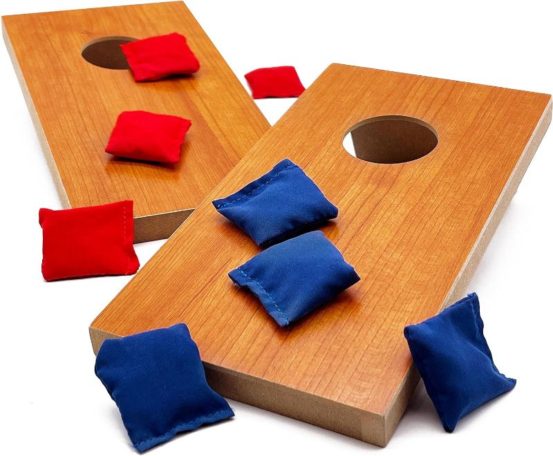 Photo 1 of *SMALL - TAILGATE SIZE - 20 X 12 INCH
Navy and Red Border Corn Hole Boards Cornhole Game Set
*SIMILAR TO PIC - MINI 