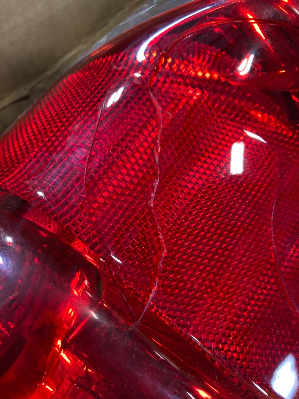 Photo 2 of *broken lens**HECASA Rear Right Tail Light Brake Lamp Compatible with 2016-2023 Nissan Titan and Titan XD (Passanger Side) - Replace for 26550-EZ23D NI2801213 (With Bulbs) Right Passanger Side