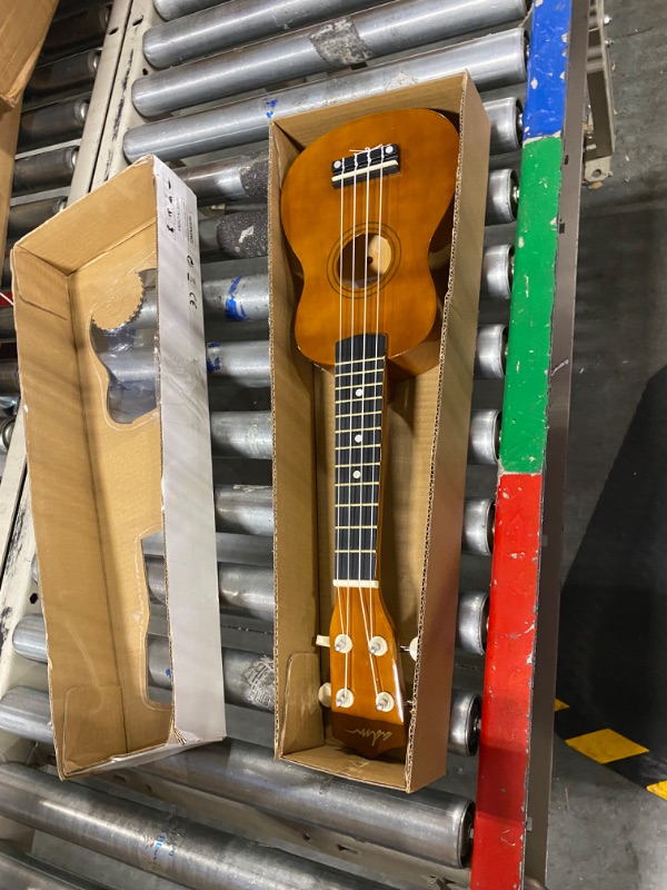 Photo 1 of ADM Soprano Ukulele for Beginners 21 Inch Hawaiian Wood Ukelele Kit for Kids Adult Student Starter Professional Ukalelee Pack Bundle with Free Lessons Gig Bag Strap Nylon String Tuner Pick, Mocha