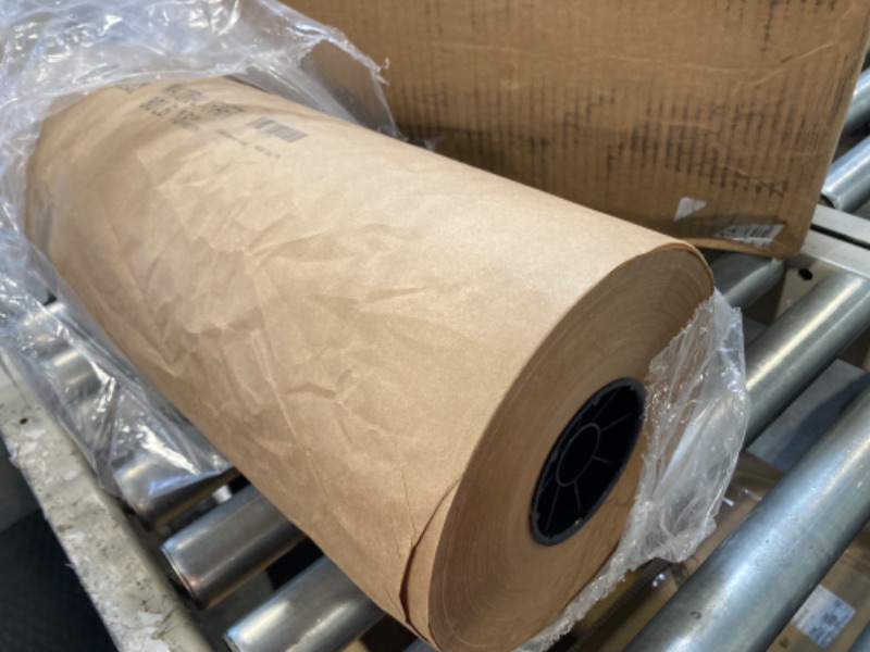 Photo 2 of 30 lb Kraft Paper Roll - 18" x 1,800'