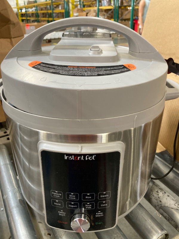 Photo 4 of **needs cleaning**Instant Pot Duo Plus, 8-Quart Whisper Quiet 9-in-1 Electric Pressure Cooker, Slow Cooker, Rice Cooker, Steamer, Sauté, Yogurt Maker, Warmer & Sterilizer, App With Over 800 Recipes, Stainless Steel 8QT Duo Plus