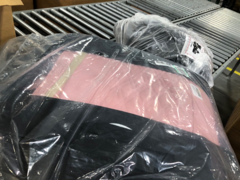 Photo 1 of ***MISSING PARTS***
TINRAIYANG Pink Car Seat Covers Full Set, Breathable Leather Automotive Front and Rear Seat Covers & Headrest, Universal Automotive Vehicle Seat Cover for Most Sedan SUV Pick-up Trucks Front Pair and Rear Pink