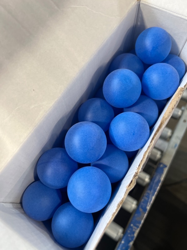 Photo 3 of 120 Pack Colored Ping Pong Balls, 40mm Table Tennis Balls, Beer Ping Pong Balls Games Fun Arts Balls, Cat Balls Pet Toys, Kids DIY Intellectual Development, Party Decoration Navy blue ***USED**** 