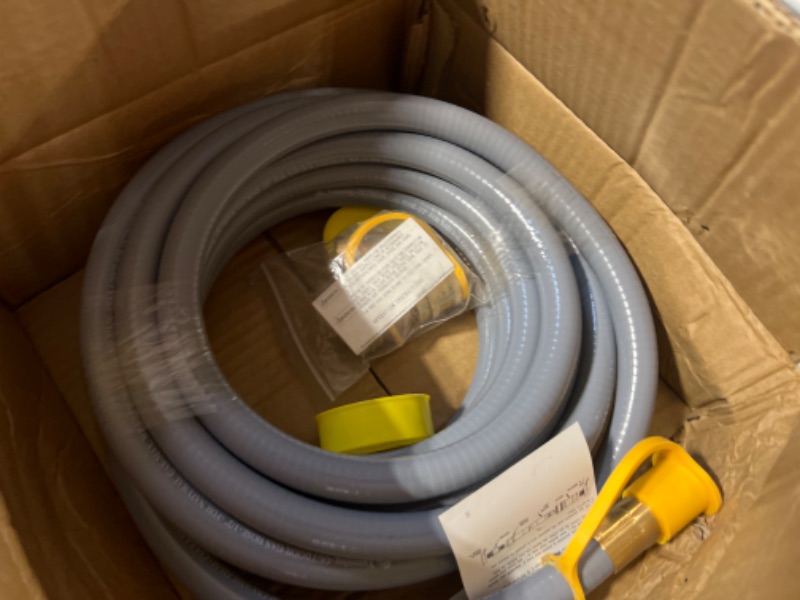 Photo 3 of 24 Feet 1/2-Inch Natural Gas Hose with Quick Connect Fitting for BBQ, Grill, Pizza Oven, Patio Heater and More NG Appliance, Propane to Natural Gas Conversion Kit - CSA Certified
