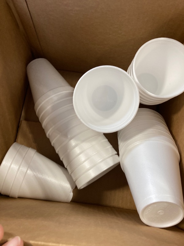 Photo 2 of 16oz Disposable White Foam Cups - Pack of 32 Count (Pack of 1)