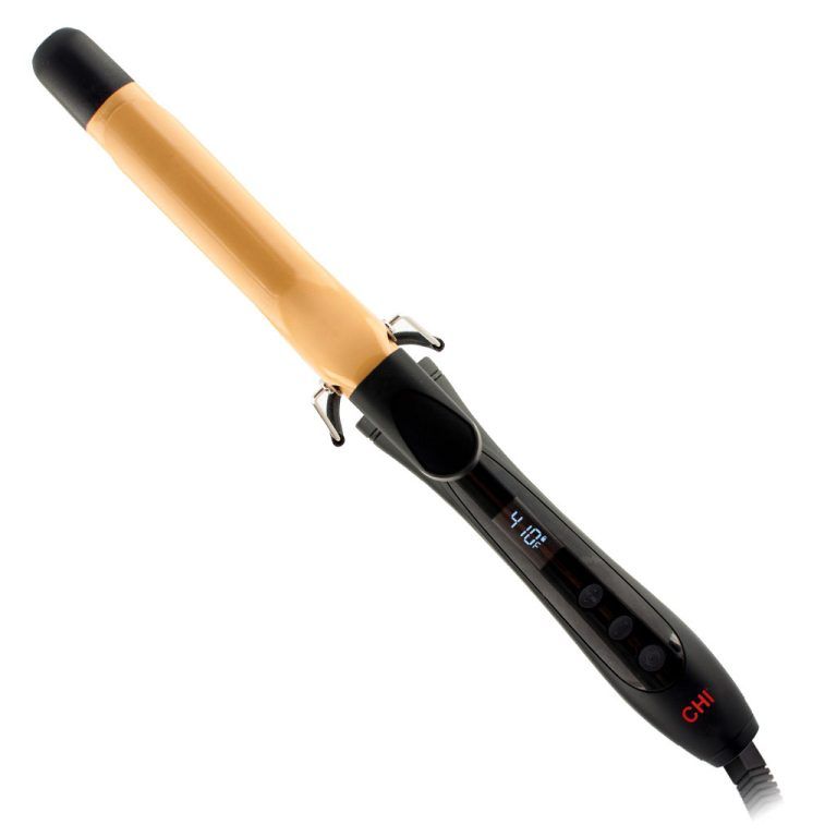 Photo 1 of CHI Texture Tourmaline Ceramic Curling Iron 1" Onyx Black 1 Inch (Pack of 1)