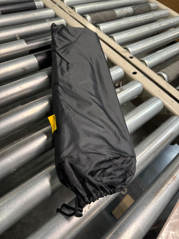 Photo 1 of ****USED**** TREKOLOGY Small Camping Side Table That Fold Up Lightweight, Tent Table Folding Camp Table, Fold Up Camping Tables Small Portable Outdoor Beach Table Obsidian Black