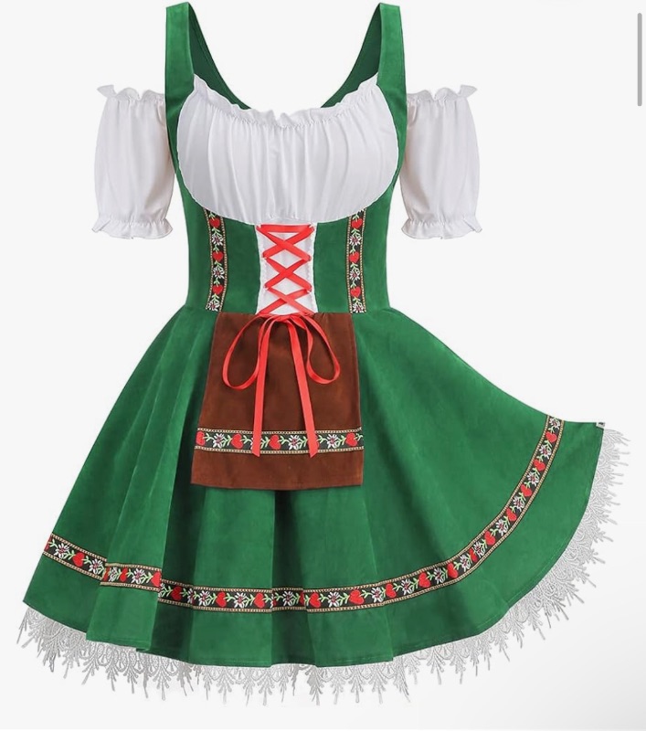 Photo 1 of Oktoberfest Costumes Oktoberfest Dress Women Dirndl Dresses Beer Costume Women Cosplay Cosplay Costume