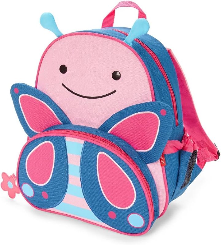 Photo 1 of  Hop Toddler Backpack, Zoo Preschool Ages 3-4, Butterfly
