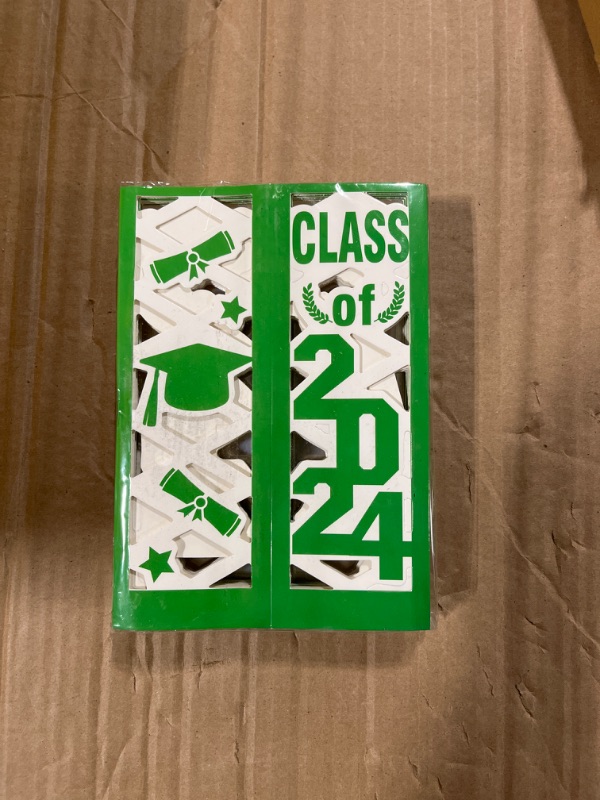 Photo 2 of 3.8 3.8 out of 5 stars 53
6 Pcs Graduation Table Centerpieces- Class of 2024 Graduation Lantern Boxes with LED Light for College High School Congrats Graduation Party Supplies(Green)