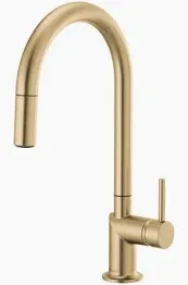 Photo 1 of ***DAMAGED***
 Odin 1.8 GPM Single Hole Pull Down Kitchen Faucet with Arc Spout - Less Handle ** not exact photo ** 