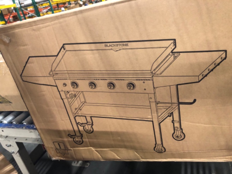 Photo 3 of ****USED****Blackstone 1554 36" Omnivore Griddle with Folding Side Shelves, 36 Inch, Black