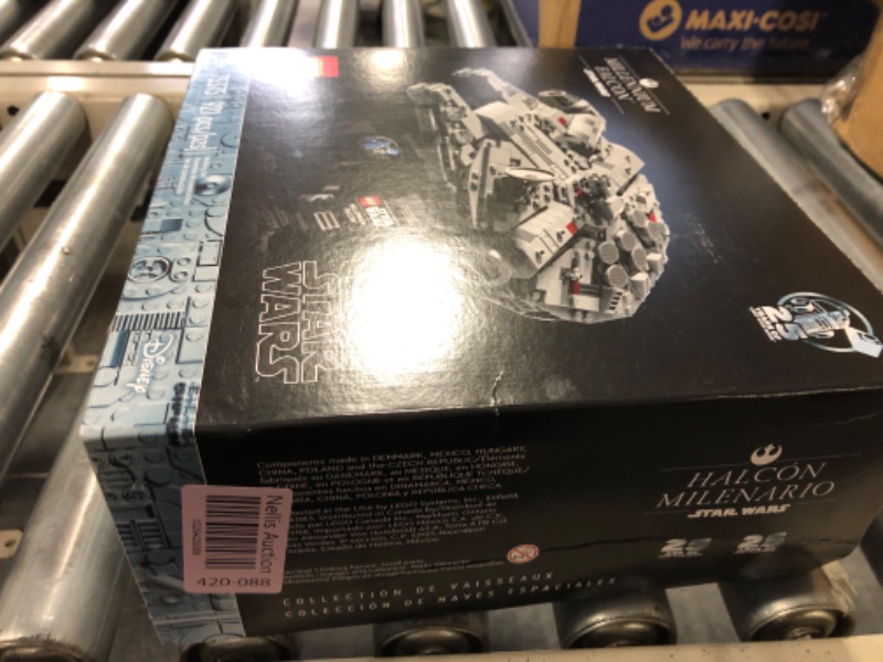 Photo 2 of LEGO Star Wars: A New Hope Millennium Falcon, Buildable 25th Anniversary Starship Model for Home Décor, May The 4th Collectible Building Set for Adults, Star Wars Gift Idea, 75375