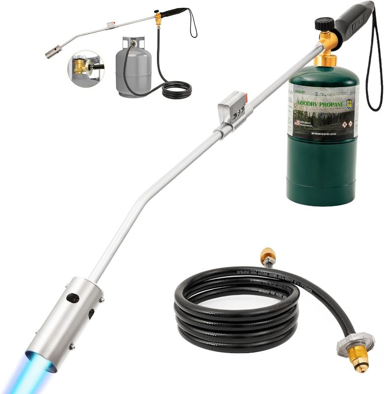 Photo 1 of ****ONLY TORCH**** Weed Torch, 2 in 1 Weed Burner Torch for Propane Cylinders and Propane Tank, Propane Torch Weed Burner 50,000BTU, Detachable Trigger Start Grill Torch Charcoal Starter with 7 FT Hose
