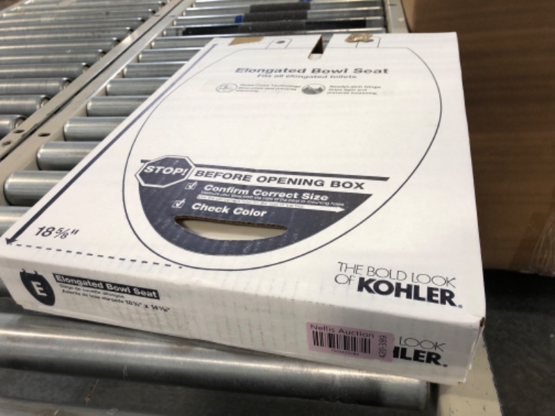 Photo 1 of Kohler Cachet Elongated Closed-Front Toilet Seat with Soft Close and Quick Release
