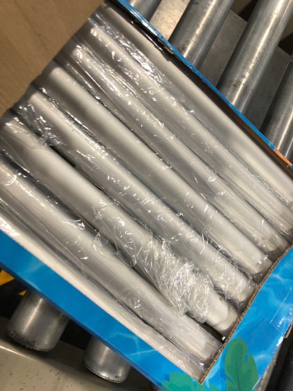 Photo 1 of 10.5 Foot Aluminum Telescopic Swimming Pool Pole - 8 Adjustable Connecting Sections, Expandable Step-Up Length - Attach Connect Skimmer Nets, Rakes, Brushes, Vacuum Heads, Maintenance
