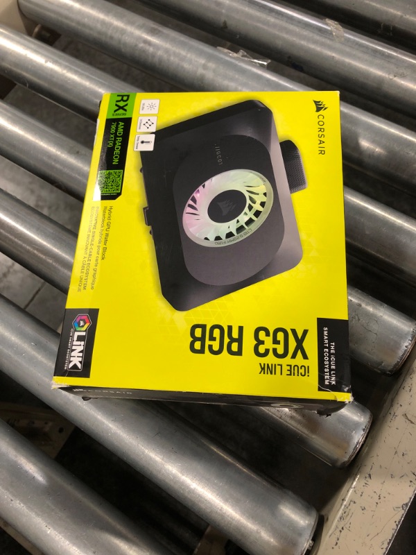 Photo 1 of CORSAIR iCUE Link XG3 RGB Hybrid GPU Water Block - Hybrid Custom Cooling - Fits NVIDIA RTX 4070 and 4070 Ti - Black