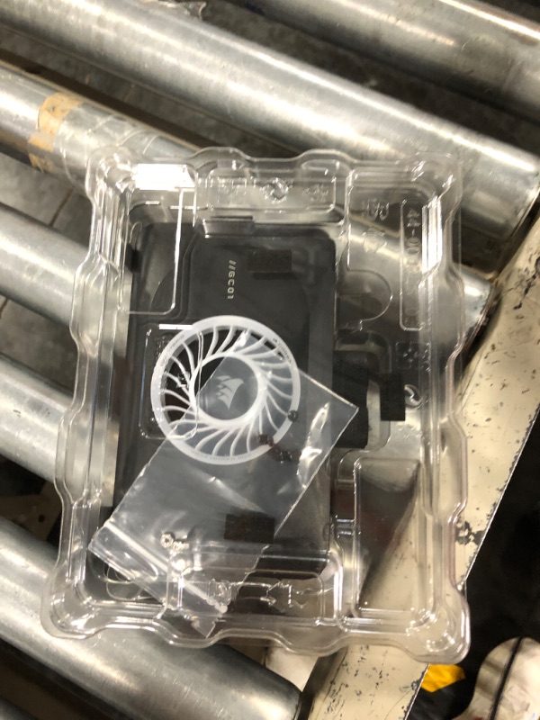 Photo 1 of CORSAIR iCUE Link XG3 RGB Hybrid GPU Water Block - Hybrid Custom Cooling - Fits NVIDIA RTX 4070 and 4070 Ti - Black