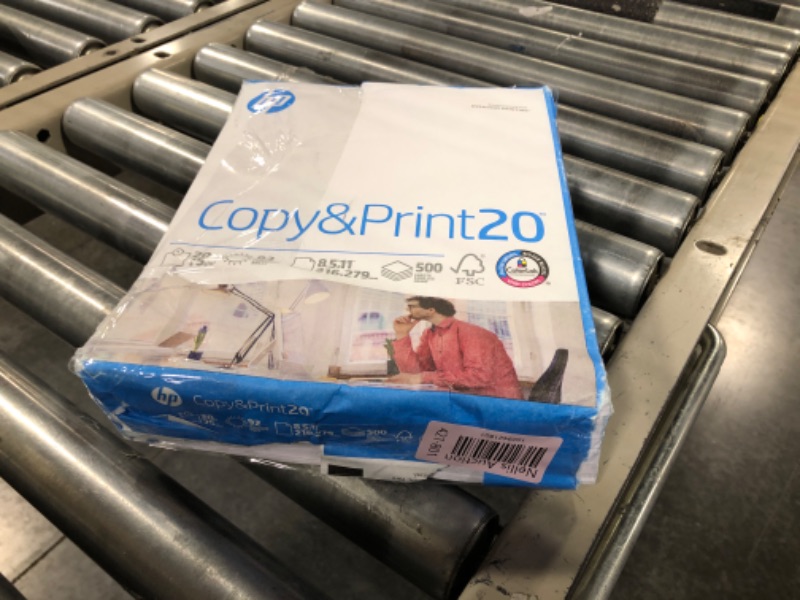 Photo 2 of HP Printer Paper | 8.5 x 11 Paper | Copy &Print 20 lb | 1 Ream Case - 500 Sheets| 92 Bright | Made in USA - FSC Certified | 200060 White