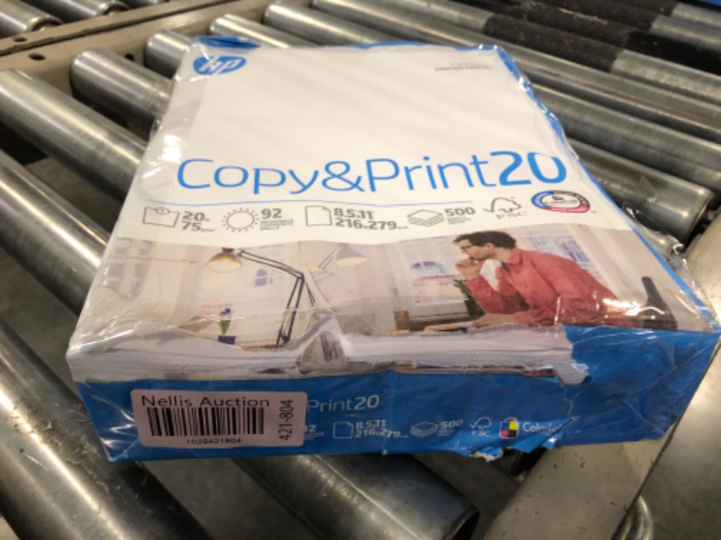 Photo 2 of HP Printer Paper | 8.5 x 11 Paper | Copy &Print 20 lb | 1 Ream Case - 500 Sheets| 92 Bright | Made in USA - FSC Certified | 200060 White