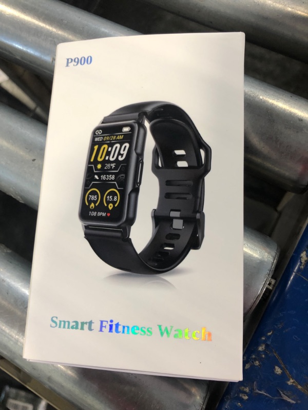 Photo 1 of Smart Watch Fitness Tracker with 24/7 Heart Rate, Blood Oxygen Blood Pressure Monitor Sleep Tracker 120 Sports Modes Activity Trackers Step Calorie Counter IP68 Waterproof for Andriod iPhone Women Men Black