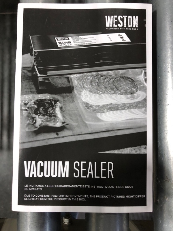 Photo 3 of *** NOT FUNCTIONASL*** SELLING AS PARTS RETURNS*****Weston Brands Vacuum Sealer Machine for Food Preservation & Sous Vide, Extra-Wide 5mm Bar for Sealing Bags up to 16" Wide, 935 Watts, Commercial Grade Pro 2300, Stainless Steel (65-0201) Sealing Bags up 